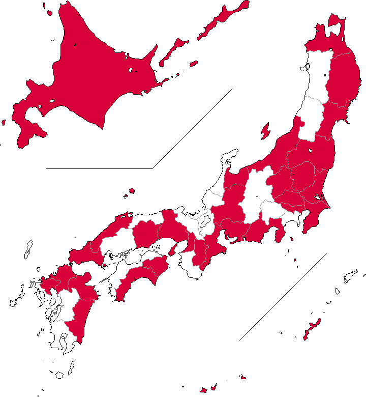 納入実績地図